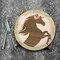8 Count Crown of Flowers Horse Party Paper Dinner Plates 9 1/2Disposable Plates for Horse-Themed Celebrations